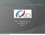 Properties of Biomaterials