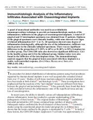Immunohistologic Analysis of the Inflammatory Infiltrates Associated ...