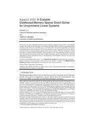 SuperLU DIST: A scalable distributed-memory sparse direct