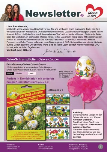 Ideen mit Herz Newsletter Nr. 40