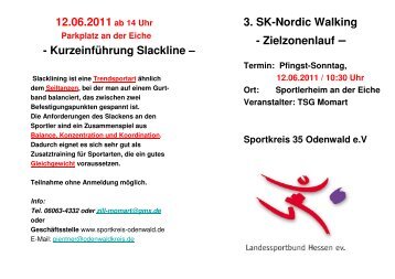 3. SK-Nordic Walking - Sportkreis Odenwald