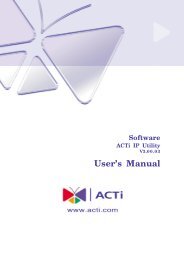 Software ACTi IP Utility