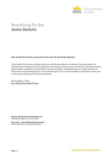 ADG Vorlage mit Briefpapier-Hintergrund ab Seite 2 - ADG Business ...