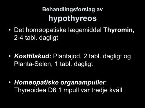 Hypofyse insufficiens, skjoldbrruskkirteln og stofskiftet - Alma