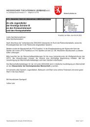 AbschluÃbericht Kreisliga SchÃ¼ler B 2002/2003