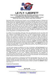 Presseinfo Liedfett & Le Fly - Sub SoundS