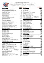 July 2012 PRICE LIST Page 1 of 3 - Planet Nails