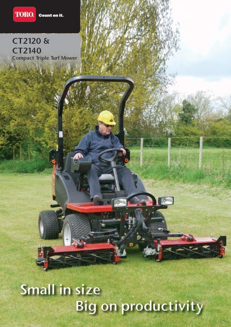 Toro CT2120 and CT2140 Brochure (pdf - 1.2mb)