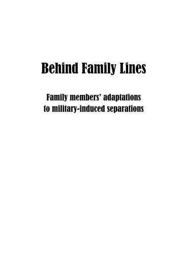 Behind Family Lines - Universiteit van Tilburg - Tilburg University ...