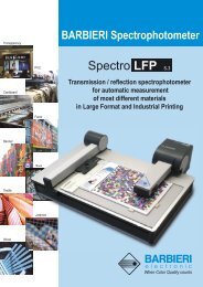 Data Sheet Spectro LFP 3 - BARBIERI electronic