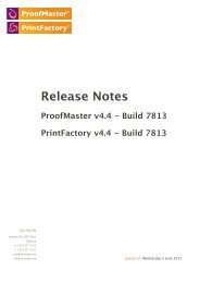 Release Notes ProofMaster v4.4 - Four Pees Support Portal
