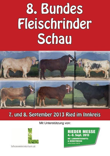 8. Bundes Fleischrinder Schau - ARGE Fleischrinder