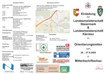 Einladung Landesmeisterschaft Steiermark & Landesmeisterschaft ...