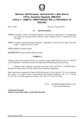 Area n - Ufficio Scolastico Territoriale di Pescara