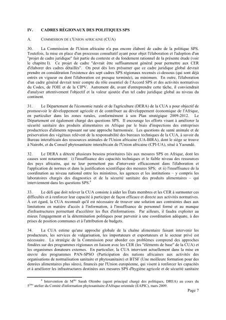 StratÃ©gies et cadres rÃ©gionaux SPS en Afrique - Standards and ...