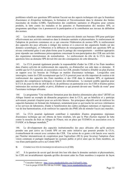 StratÃ©gies et cadres rÃ©gionaux SPS en Afrique - Standards and ...