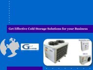 Get Effective Cold Storage Solutions for your Business