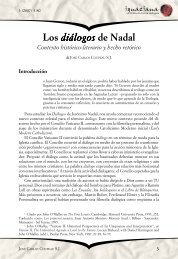Los Dialogos de Nadal: Contexto histórico-literario y - Rivista di ...