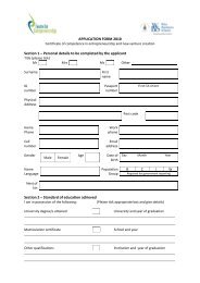 APPLICATION FORM 2010 Section 1 – Personal ... - Vibrant Media