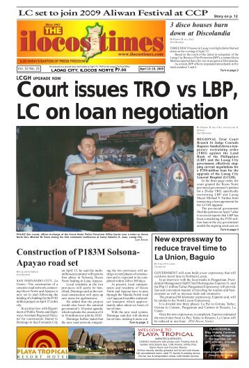 V52 N25 April13-19, 2009-2.pmd - Ilocos Times