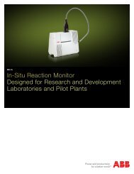 MB- Rx In-Situ Reaction Monitor Designed for Research and - Abb