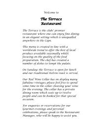 View Menu - Kelvin Grove Club