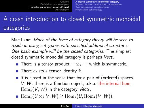 my beamer presentation - Departament de matemÃ tiques