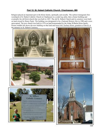 St. Hubert Catholic Church - The Klein Connection