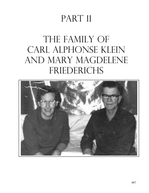 The Family of - The Klein Connection