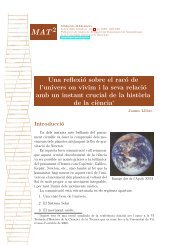 Una reflexió sobre el racó de l'univers on vivim i la seva relació amb ...