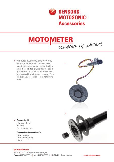 MOTOSONIC 810 Accessories.pdf - MOTOMETER