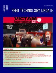 feed technology update - AquaFeed.com