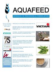 Advances in Processing & Formulation - AquaFeed.com