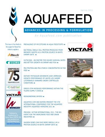 Advances in Processing & Formulation - AquaFeed.com