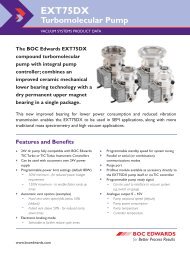 EXT75DX turbo pump datasheet - Ultimate Vacuum