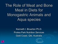 The Role Of Meat And Bone Meal In - AquaFeed.com