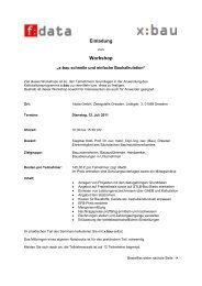 Einladung Workshop - F:data GmbH