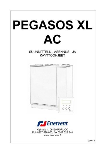 Pegasos XL AC - Enervent