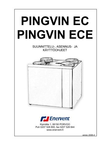 PINGVIN EC PINGVIN ECE - Enervent