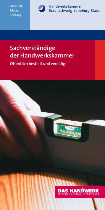 SachverstÃ¤ndige der Handwerkskammer