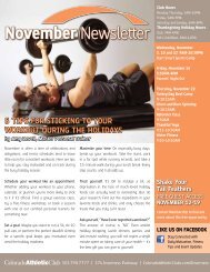 November Newsletter - Merrithew.com