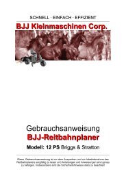 BJJ Kleinmaschinen GmbH - BJJ Kleinmaschinen Corp.