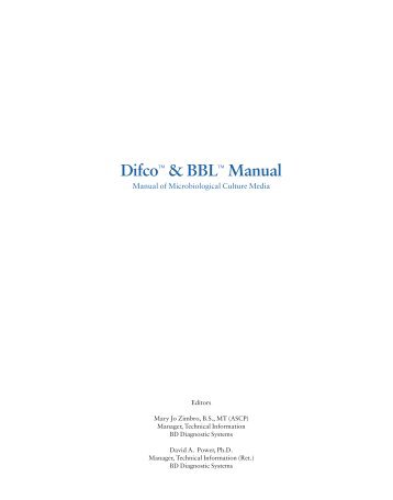 Difcoâ¢ & BBLâ¢ Manual - bbcorp.co.kr