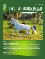 feed technology upda feed technology updatete - AquaFeed.com