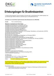 Erhebungsbogen fÃ¼r Brustkrebszentren - Brustzentrum Herzogtum ...