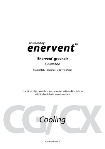 Cooling - Enervent