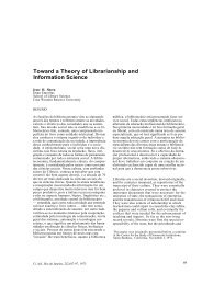 Toward a Theory of Librarianship and Information Science