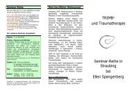TRIMBÂ® und Traumatherapie Seminar-Reihe in Straubing bei Ellen ...