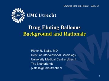 Drug Eluting Balloons - Eurocor GmbH