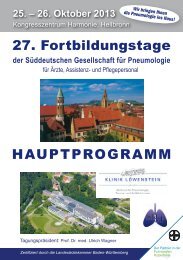 27. Fortbildungstage HAUPTPROGRAMM - SDGP